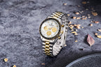 PAGANI DESIGN Orologio da Polso Uomo Luna Quarzo Cronografo Acciaio Inox Nero
