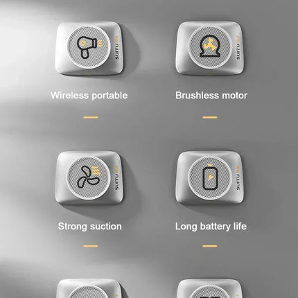 95000Pa Wireless Handheld Vacuum Cleaner, Strong Suction Hand Vacuum for Home Car, Dual-Use Robot Cleaner for Desktop Keyboard