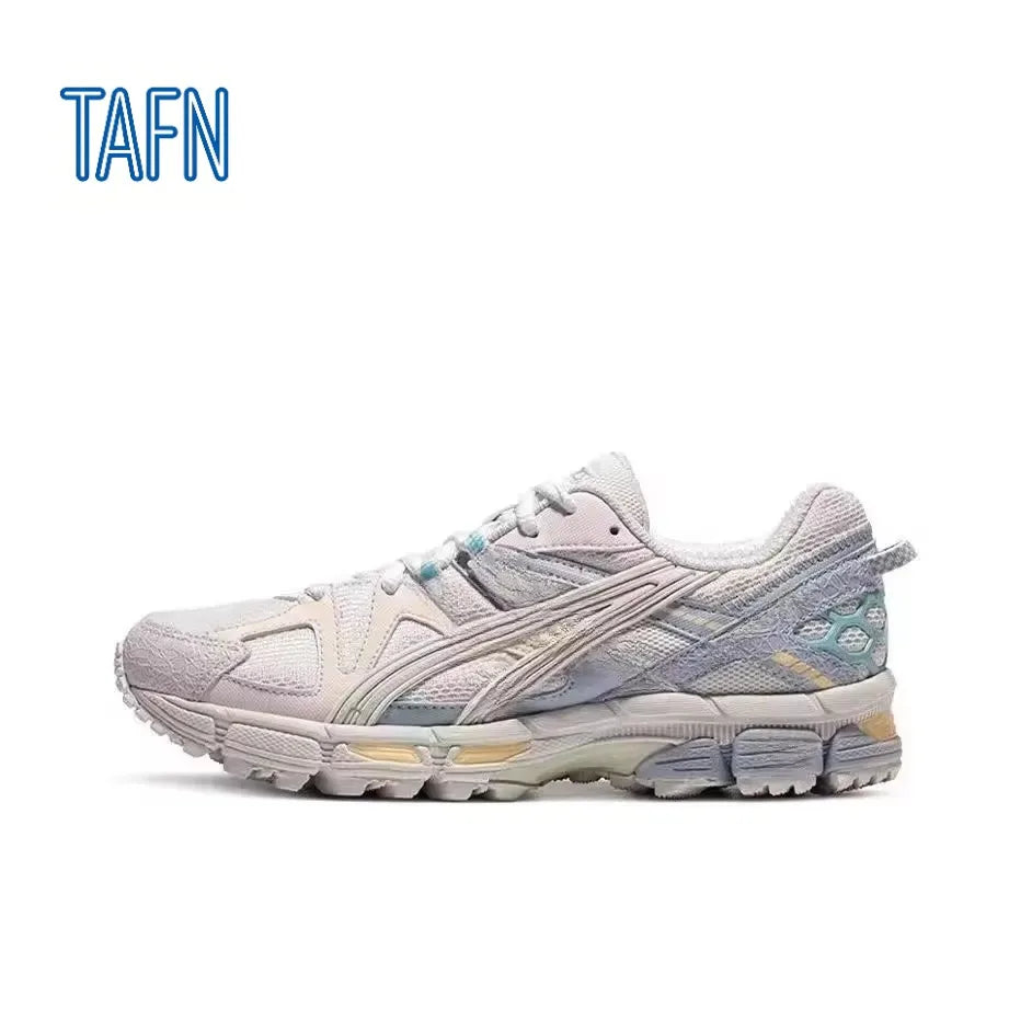 Retro-Sportschuhe mit segmentierter, rutschfester Sohle, geeignet für Jogging, Outdoor-Aktivitäten, Freizeit und Fitness für Erwachsene.