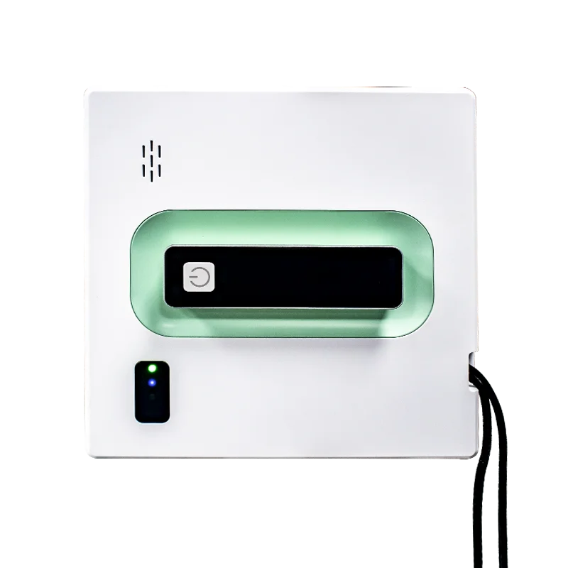 Roboter Fensterputzer 2500PA mit starker Saugleistung und Spray, elektrischer Anti-Fall Fensterputzroboter mit Fernbedienung und Staubsaugerfunktion