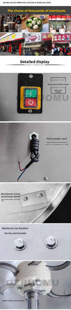 Elektrischer Multifunktions-Schüssel-Zerkleinerer für Gemüse, ideal für Dampfbrötchenläden, zum Zerkleinern von Rettich und Auberginen (anpassbar)