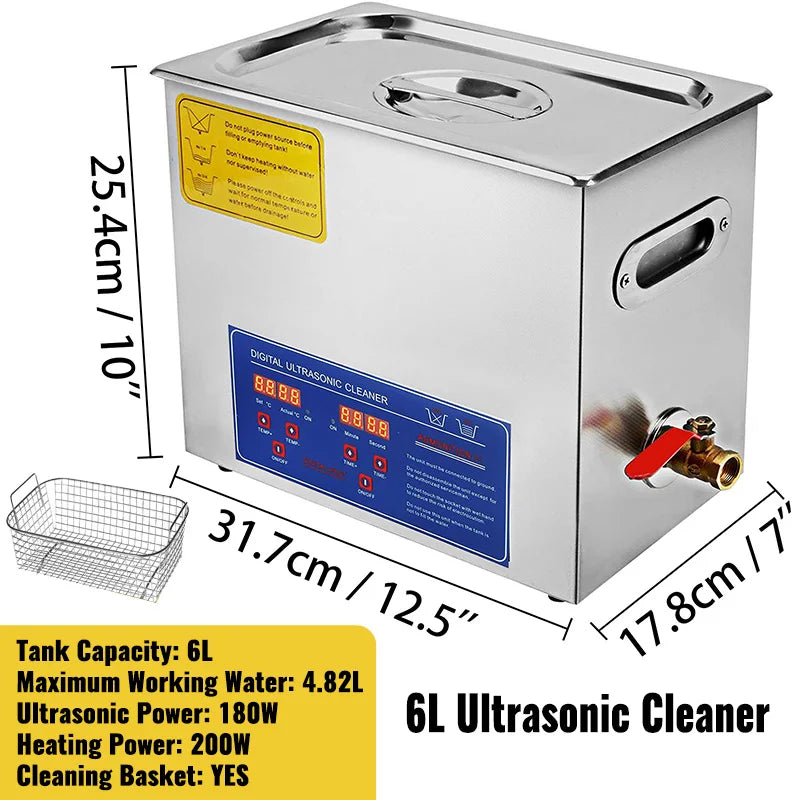 SucceBuy 1.3L 2L 3L 6L 10L 15L 22L 30L Ultraschallreiniger Tragbare Spülmaschine Waschmaschine Ultraschallreinigungsgeräte für den Haushalt