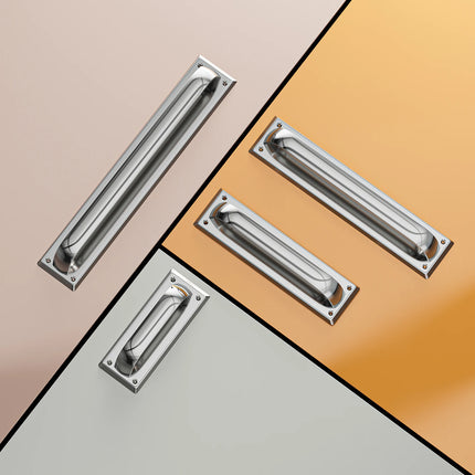 Dooroom Solid Brass Cabinet Handle, Bauhaus Style Design, Furniture Handles, Drawer and Kitchen Shoe Rack Handle