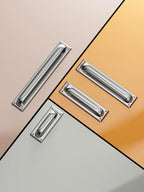 Maniglia per Armadio in Ottone Massiccio Dooroom, Design Stile Bauhaus, Maniglie per Mobili, Maniglia per Cassetti e Scarpiera da Cucina