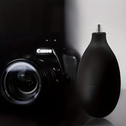 Mini soffiatore per polvere d'aria, strumento pulito per circuiti di pulizia della pompa a sfera in gomma con ugello in metallo per telefono cellulare, tablet, obiettivo della fotocamera, tastiera