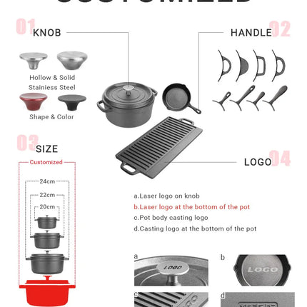 21-Piece Aluminum Cookware Set, Non-stick, White Granite, for Induction Cooktops, with Lid, Double Handle, Silicone Utensils, PFOA-Free