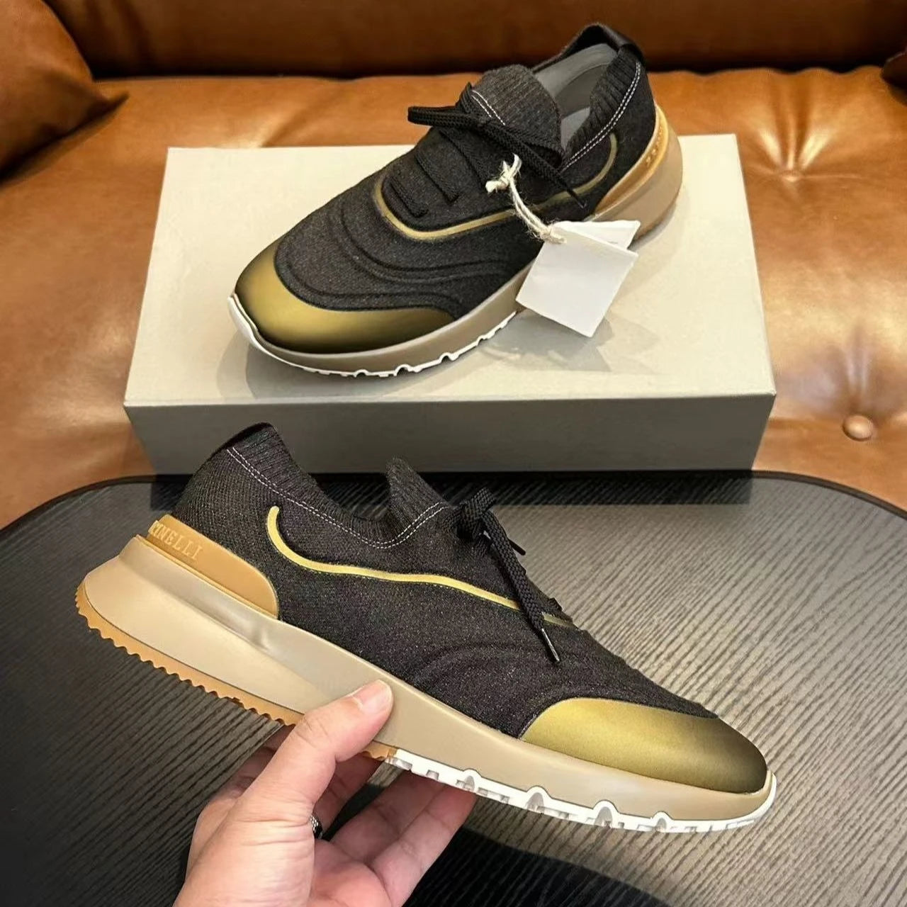 Herren-Sneaker Casual 2026, atmungsaktiv und bequem, Slip-On-Modell