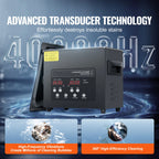 SucceBuy 2L 3L 6L 10L 15L Ultraschallreiniger Tragbare Ultraschall-Spülmaschine Ultraschall-Haushaltsgeräte mit Timer