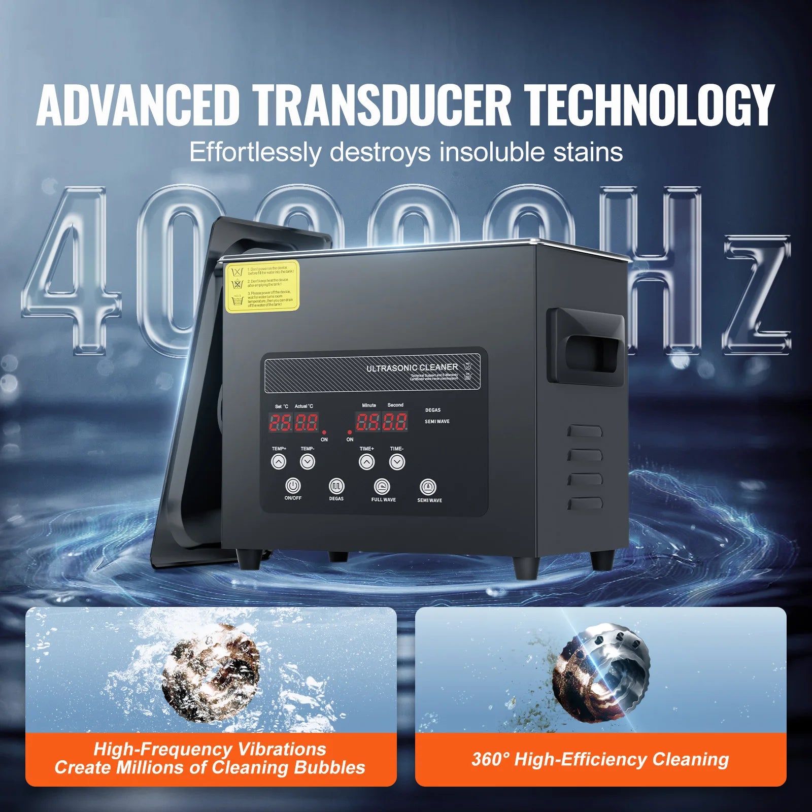 SucceBuy 2L 3L 6L 10L 15L Ultraschallreiniger Tragbare Ultraschall-Spülmaschine Ultraschall-Haushaltsgeräte mit Timer