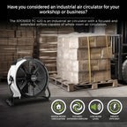 Ventilatore Industriale XPower FC-420 ad Alta Velocità per Ambienti Interi con Timer
