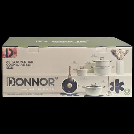 Aluminum Alloy Milk Pot Set with Ceramic Coating, Non-stick Granite Cookware Set for Home Use