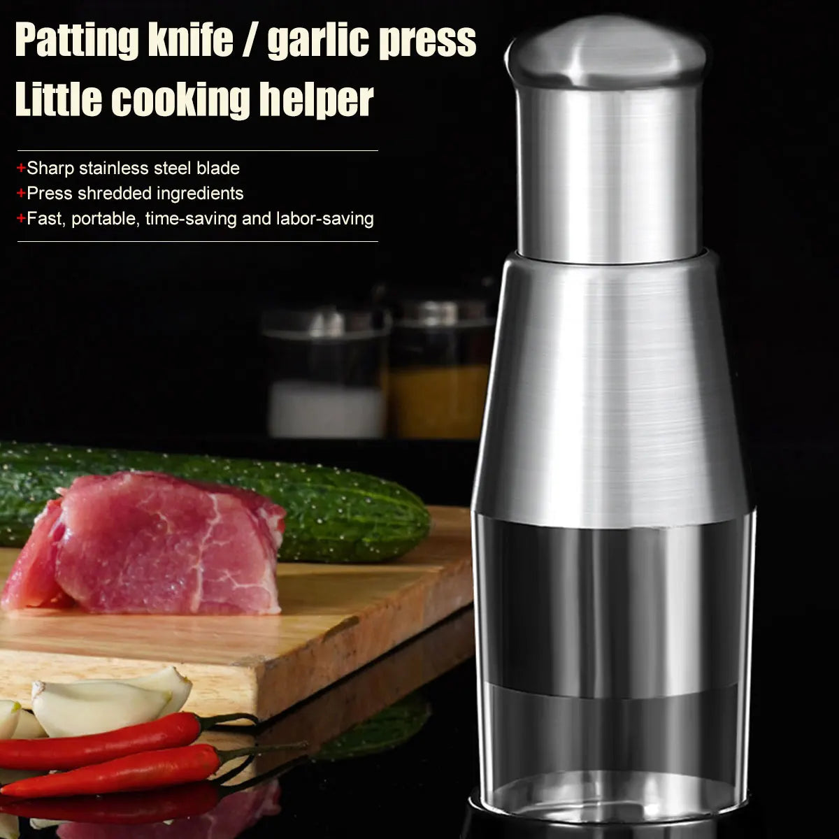 Affettatrice pelapatate manuale, tritatutto per cipolle, pressa per aglio, tritatutto per alimenti portatile, affettatrice Dicer Mixer per verdure da cucina