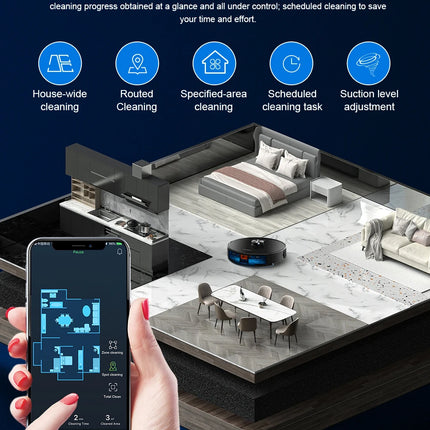 (codice promozionale: AEGG66) Aspirapolvere Robot Ibrido Liectroux X6, navigazione laser Lidar, 6500 pa, mappa multi-piano, pulizia a umido a forma di Y, zona vietata APP, area selettiva, riprendi punto di interruzione