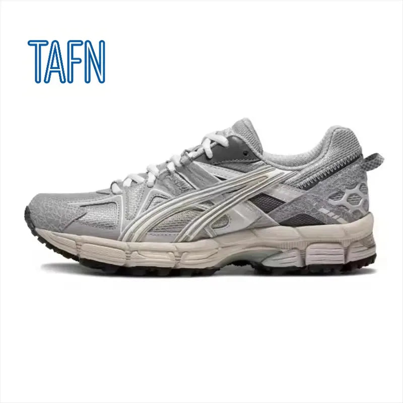 Retro-Sportschuhe mit segmentierter, rutschfester Sohle, geeignet für Jogging, Outdoor-Aktivitäten, Freizeit und Fitness für Erwachsene.