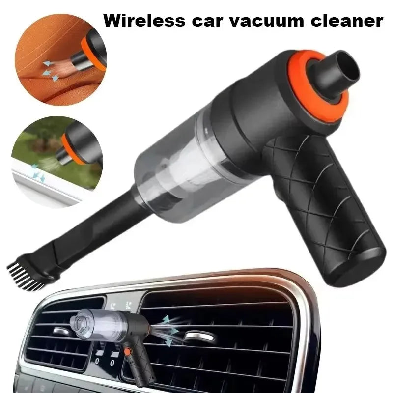 Akku-Auto-Staubsauger 9000Pa USB-Aufladung 1200mAh Tragbares Reinigungsgerät Mini-Nass- und Trockensauger für den Heimgebrauch