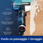 Tineco Floor One S3 Breeze Kabelloser Nass-/Trockensauger mit Wischfunktion, selbstreinigend, intelligentes Haushaltsgerät