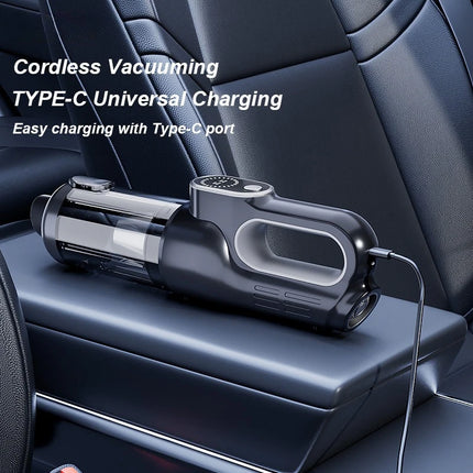 Brushless Cordless Handheld Vacuum Cleaner, High Suction, for Home and Car, Mini, Rechargeable, with LED for Car Cleaning.