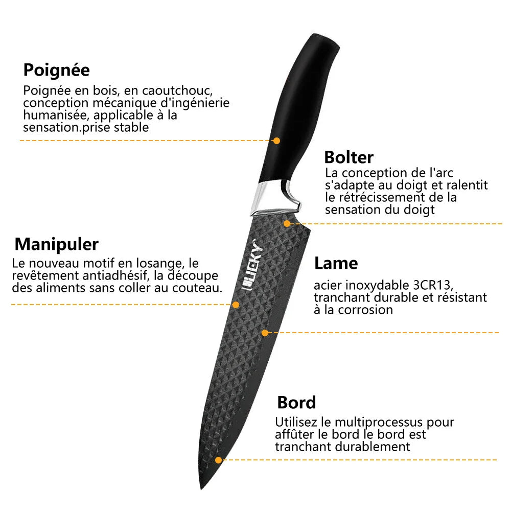 MDHAND Hochkohlenstoffhaltige Edelstahlmesser Handgeschmiedete Spaltklinge Metzgermesser Küchenmesser Holzgriff Kochmesser Kochwerkzeug