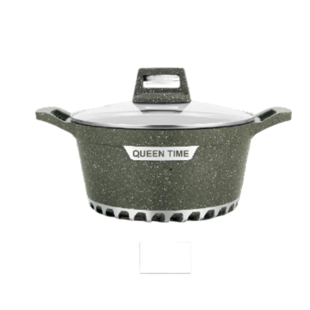 Haus-Topfset – 10-teiliges Kochtopfset aus Aluminiumlegierung, Mischfarben