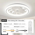 Ventilatore da Soffitto Intelligente con Telecomando e Luce Dimmerabile, Moderno per Camera da Letto, Silenzioso con LED