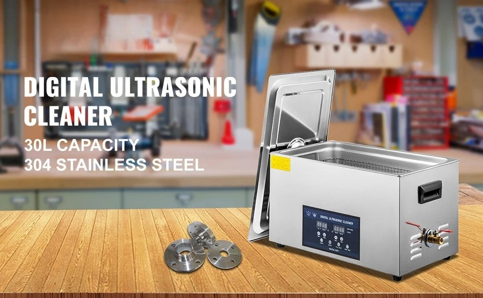 SucceBuy 10L 30L Ultraschallreiniger 28/40khz Doppelfrequenz Digital Tragbar Waschmaschine Ultraschallreiniger Haushaltsgerät
