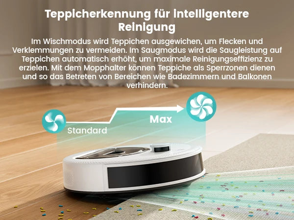 LEFANT M330 Pro M330S Saugroboter mit Mapping, dToF-Navigation, PSD-Hindernisvermeidungssystem, 5000Pa Saugkraft, Alexa/APP/WiFi