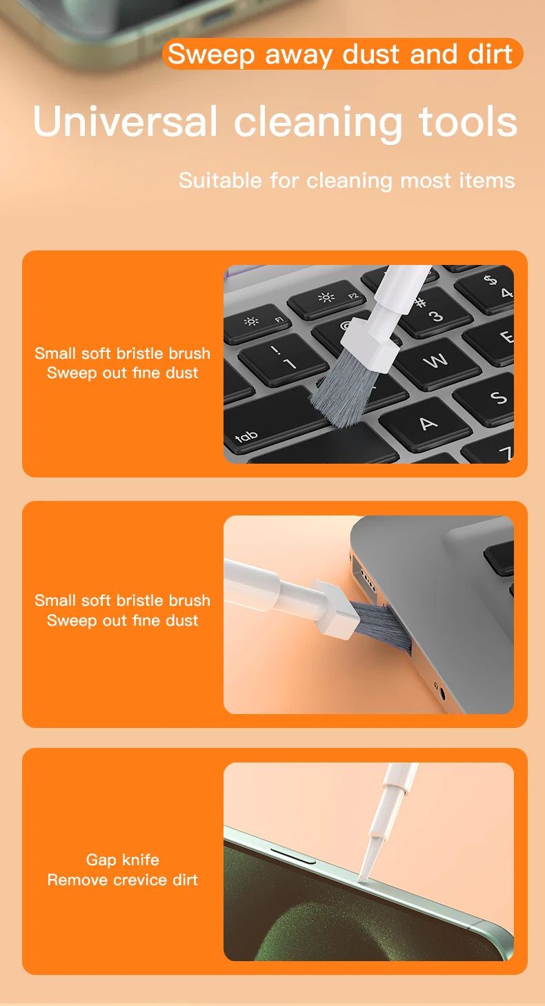 20/32 in 1 Multifunktionales Tiefenreinigungsset für iPhone-Anschlüsse, AirPods, Tastatur und Key-Cap-Entferner – Präzisionswerkzeuge