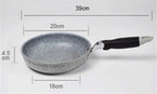 Frittura 28/26/24/20cm Wok padella antiaderente calderone fornello a induzione pentole Pancake uovo fornello a Gas casa