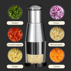 Affettatrice pelapatate manuale, tritatutto per cipolle, pressa per aglio, tritatutto per alimenti portatile, affettatrice Dicer Mixer per verdure da cucina