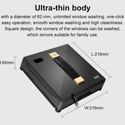 ABIR WD8 Window Cleaning Robot, Dual Water Spray, Smart AI Cleaning, Upgraded Laser, Smart Home Glass Wall Washing