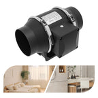 220V Ventole di Scarico Per Uso Domestico Silenzioso Tubo In Linea Condotto Ventilatore Estrattore Parete Aria Pulita Ventilatore per Cucina Bagno Wc 220m3/h