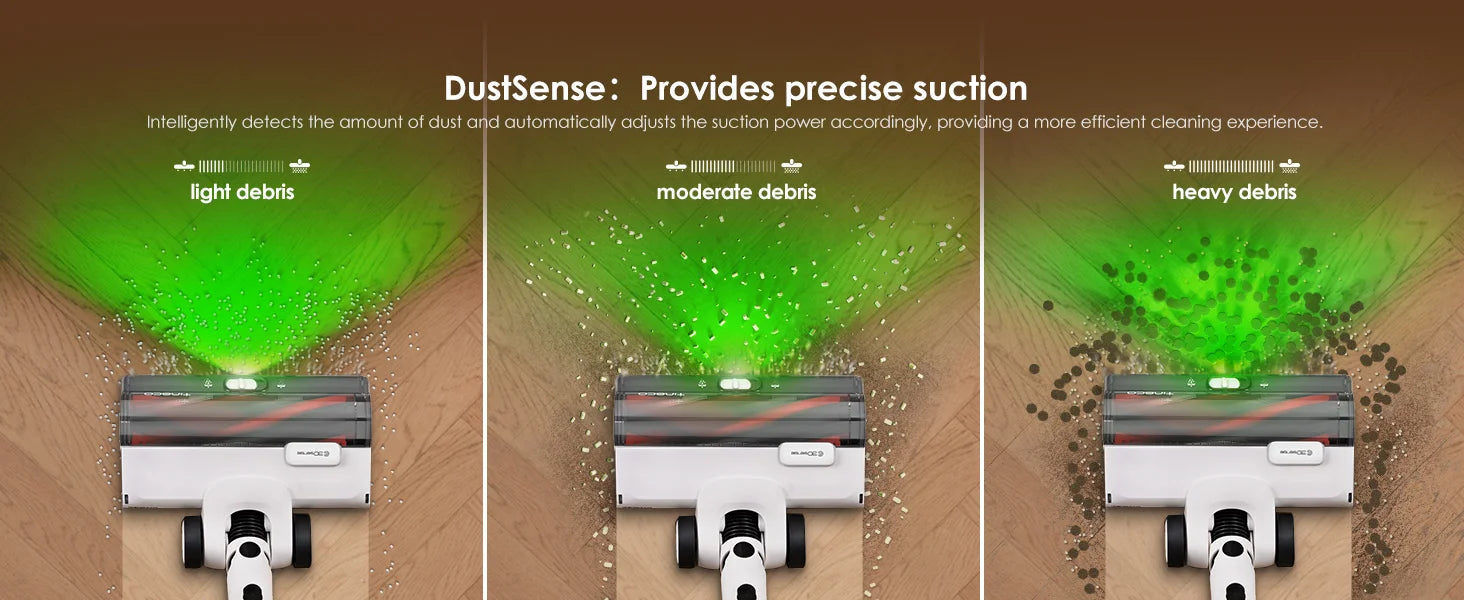 Tineco PURE ONE A50S Kabelloser Staubsauger, 185 W Saugleistung, 70 Minuten Laufzeit, 1 L Staubbehälter, 3DSense Bürste, Bewältigt problemlos groben Schmutz