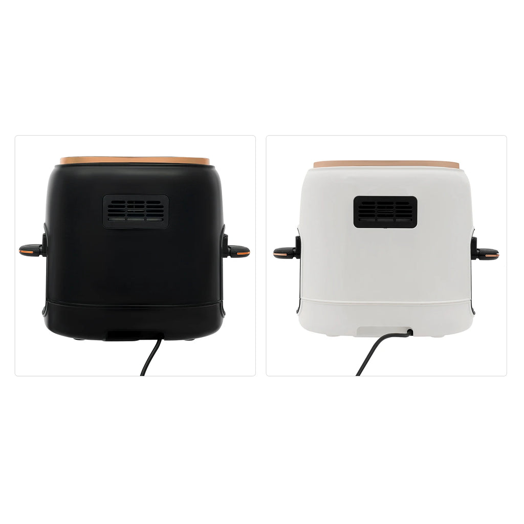 Friggitrice ad Aria Calda 4L Nero/Bianco Touch Screen 60-190°C