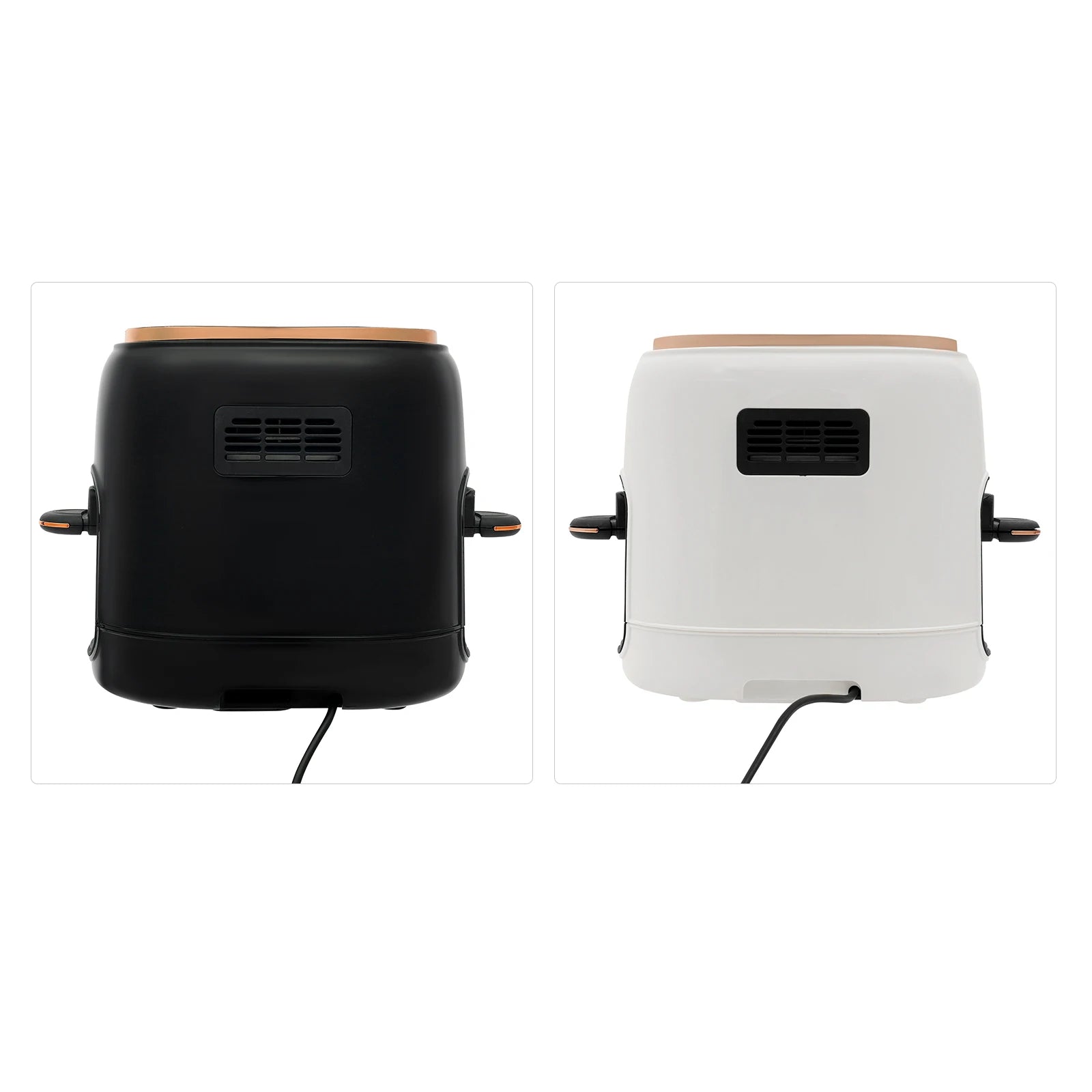 Friggitrice ad Aria Calda 4L Nero/Bianco Touch Screen 60-190°C
