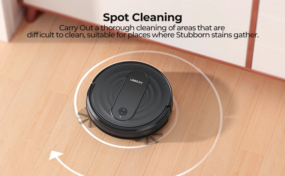 Robot-Staubsauger und Wischroboter Airzeen R7 3-in-1, 4000Pa Saugkraft, Smart App/Alexa Steuerung, Automatische Aufladung für Tierhaare und Böden