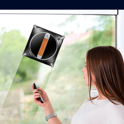 Liectroux YW910 Window Cleaning Robot, Dual Water Spray, Laser Sensor, Window Cleaning Robot for Home Floors, App and Remote Control