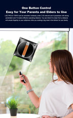 Liectroux YW910 Fensterroboter, Doppel-Wassersprühfunktion, Lasersensor, Fensterreinigungsroboter für die Hausreinigung, App- und Fernbedienung