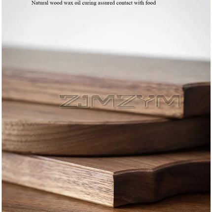 French Vintage Cutting Board Premium Handmade Black Walnut Cutting Board with Natural Texture Durable, Polished, Smooth, No Rough Edges