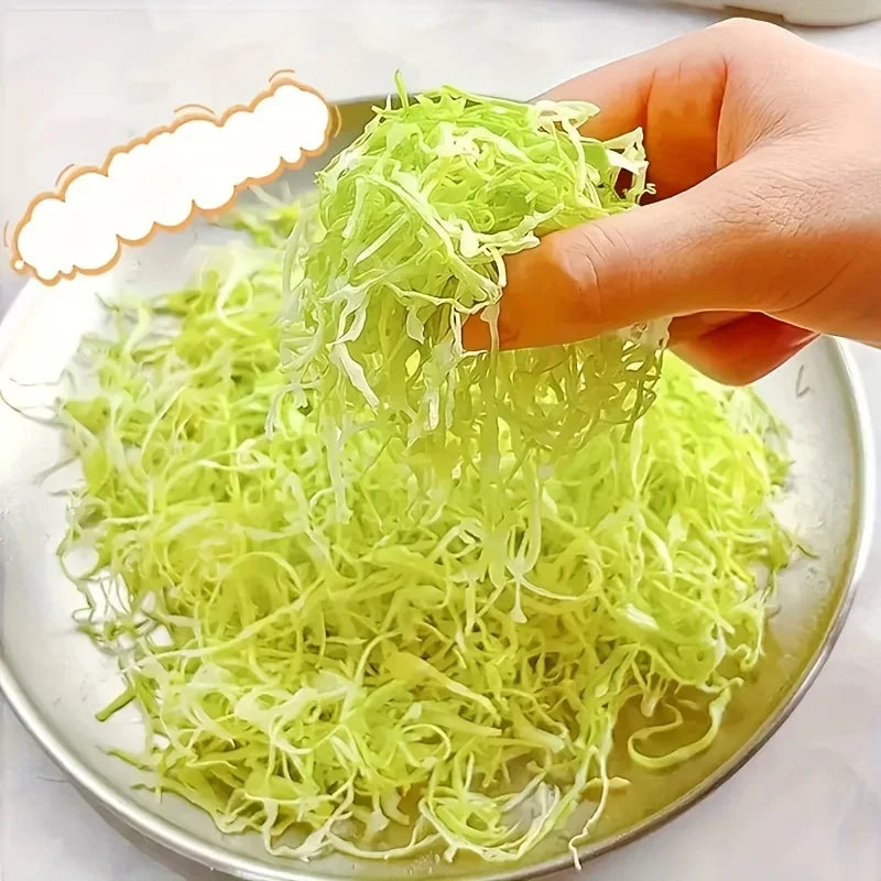 Manuelle Multifunktionsreibe für Kohl, extra feiner Gemüseschneider und -reibe für Kohl, Karotten