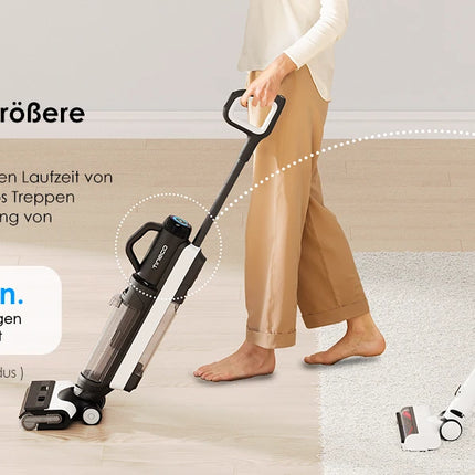 Tineco Floor One Switch S6 Aspirapolvere Lavapavimenti 5-in-1 con Funzione Autopulente e Doppia Spazzola Rotante per Pulizia Rapida