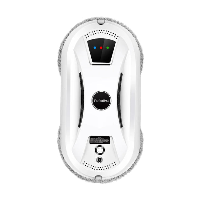 PuRuiKai AI Robot per la pulizia delle finestre, pulitore automatico intelligente senza strisce per finestre/piastrelle/porte in vetro, autopulente, ultra silenzioso