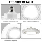 Ventilatore da soffitto estivo da 30W con luce, attacco E27, lampada LED con telecomando, velocità del vento regolabile, silenzioso per uso domestico