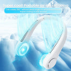Ventilatore 1800mAh Collo portatile 3 marce Raffreddamento Ventilatore sospeso Dispositivo di raffreddamento dell'aria ricaricabile Mini ventilatore sportivo estivo per interni ed esterni