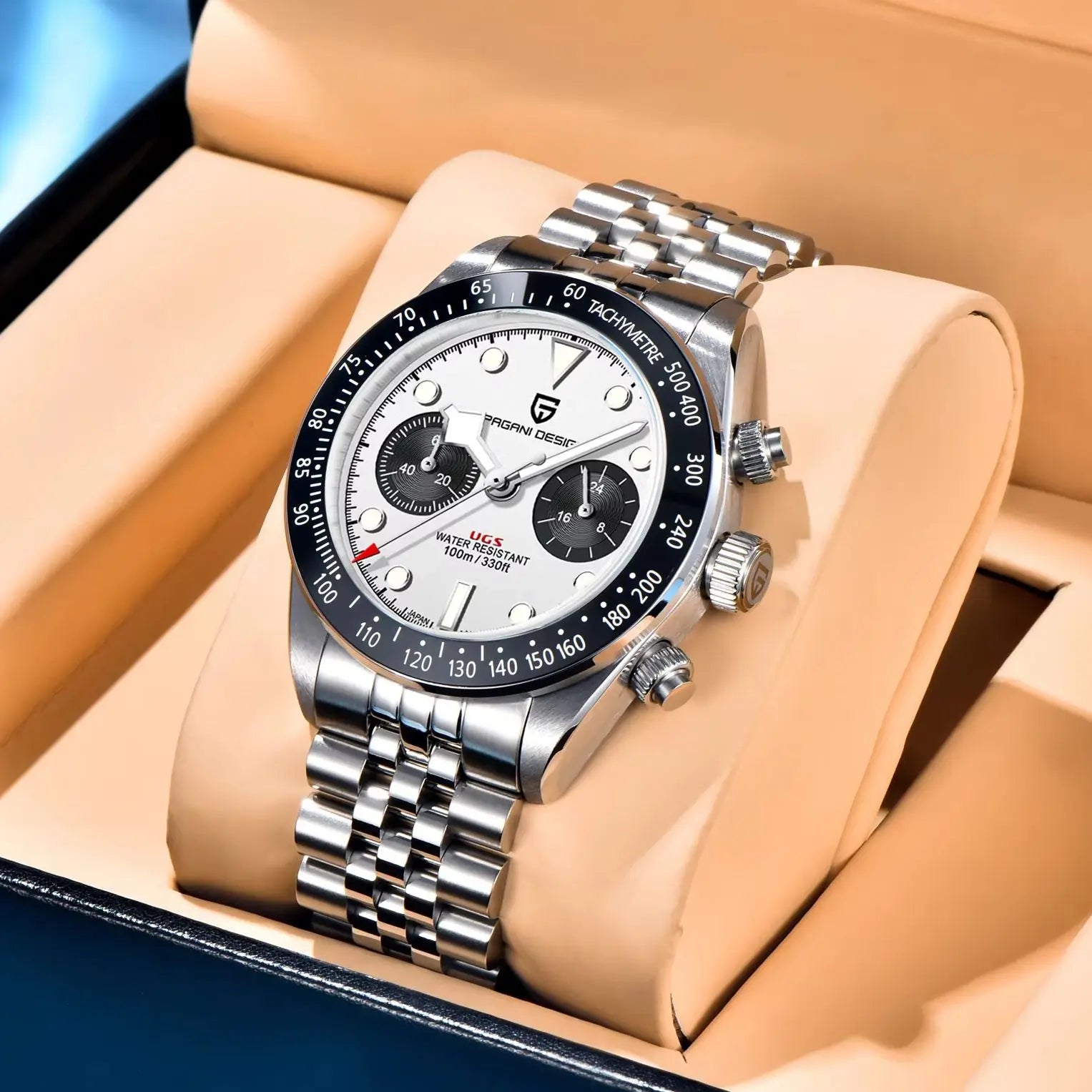 Nuovo Orologio da Uomo PAGANI DESIGN BB Panda 2026, Orologio al Quarzo di Lusso Retrò, Cronografo Sportivo da Polso, Impermeabile 100M, Luminoso