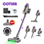 Cotiar 650W 60kPa Kabelloser Staubsauger Stielstaubsauger Handstaubsauger 70 Minuten Laufzeit Multifunktional S25