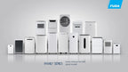 Condizionatore d'Aria Portatile 12000BTU con Funzione di Raffreddamento e Riscaldamento per Casa e Stanze
