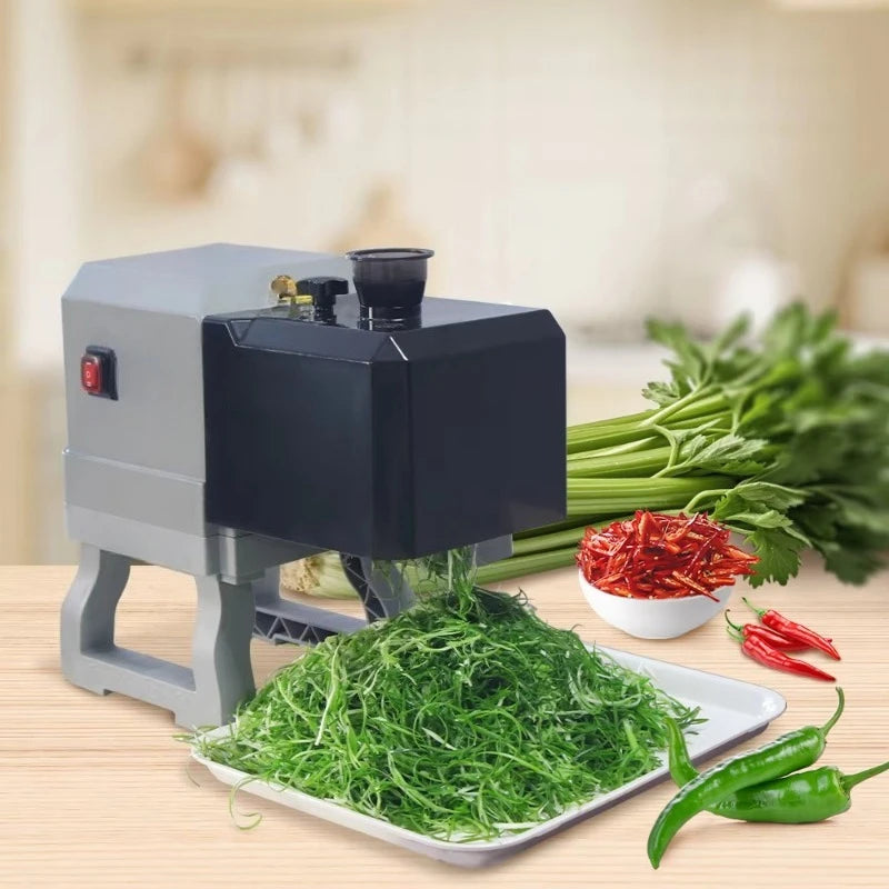 Gewerblicher automatischer Zerkleinerer für Restaurants, Spinat- und Zwiebelschneider