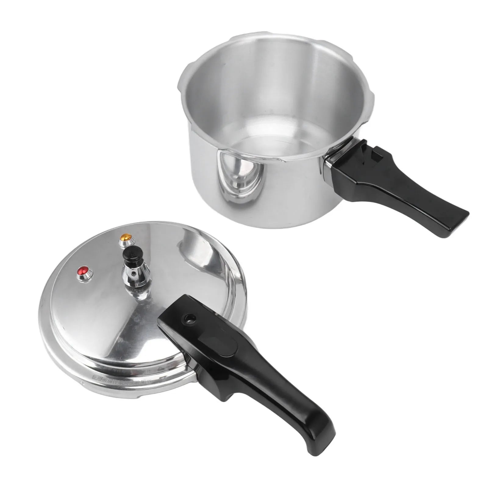 3-Liter-Aluminiumlegierung-Schnellkochtopf, 18 cm Mini-Schnellkochtopf mit 3-Liter-Boden für Gasherd, 3-Liter-Aluminiumlegierung-Schnellkochtopf