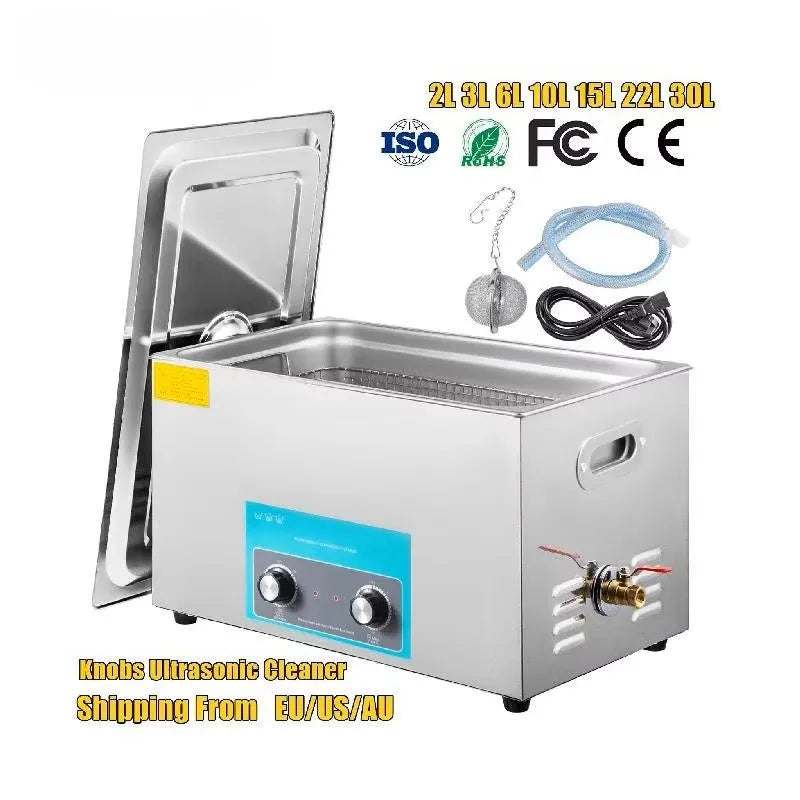 SucceBuy 3L 6L 10L 15L 22L 30L Elektrischer Ultraschallreiniger Tragbare Waschmaschine Ultraschall-Geschirrspüler für Zuhause und Büro