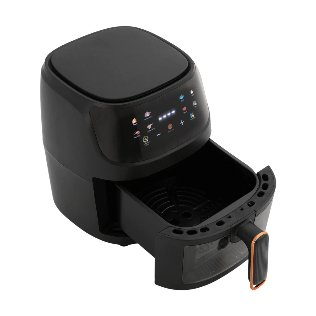 Friggitrice ad aria 5 litri 1350W 220V con controllo temperatura NTC, nero o bianco